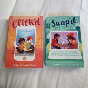 Disney Hyperion Click'd & Swap'd Bundle of 2 Books Kids OS Multi STEM Coding